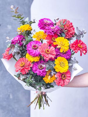 Zinnias Flowers Bouquet for delivery