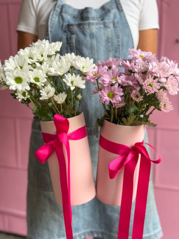 Chrysanthemums and Vase