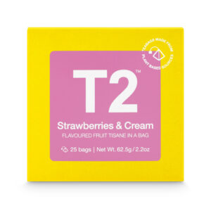 T2 - Strawberries & Cream Teabag Gift Cube