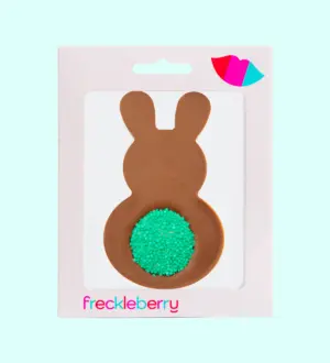 Green Tailed Chocolate Bunny